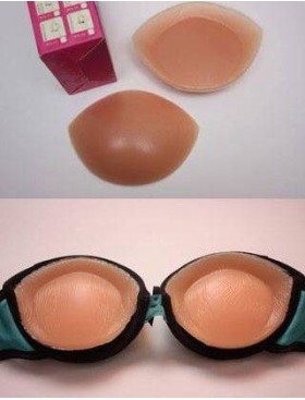 Вкладыши силиконовые EXTRA PUSH-UP Julimex WS-04, Цвет: телесный, Размеры: A/B, изображение 2