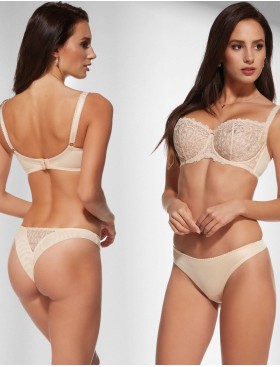 Трусы бразилиана Kris Line BETTY COFFEE stringshorts, Цвет: бежевый, Размеры: S, изображение 3