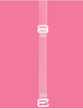 Бретельки силиконовые Julimex RT-04 MSR 10мм с металлическим крючком прозрачный/белый металл, Цвет: прозрачный/белый мет, Размеры: UN, изображение 3