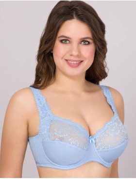 Бюстгальтер мягкий с подкроем Elli 1012 голубой, Цвет: голубой, Размеры: 75H, изображение 2
