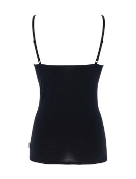 Майка хлопковая на тонких бретелях Cotonella AD878 PURITY nero, Цвет: nero (черный), Размеры: S, изображение 3