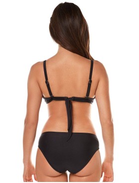 Черный купальник с уплотненными чашками Ewlon A.8026_965, Цвет: черный, Размеры: M, изображение 2