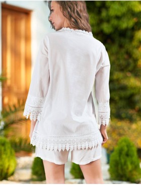 Хлопковая туника Mia-Amore CALIFORNIA 1584, Цвет: белый, Размеры: S, изображение 2