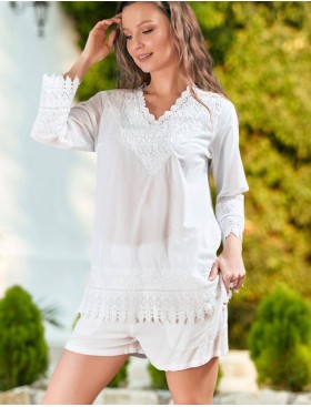 Хлопковая туника Mia-Amore CALIFORNIA 1584, Цвет: белый, Размеры: S, изображение 3