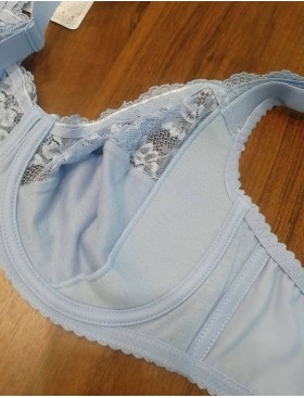 Бюстгальтер мягкий с подкроем Elli 1012 голубой, Цвет: голубой, Размеры: 75H, изображение 5