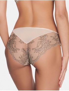 Трусы слипы Esotiq RHONDA 38775 бежевый с черным, Цвет: бежевый с черным, Размеры: S, изображение 2