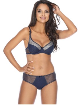 Бюстгальтер балконет пуш-ап MAT CATY M-3016-11, Цвет: темно-синий, Размеры: 70B, изображение 4