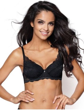 Бюстгальтер балконет пуш-ап MAT JACKIE M-0168-11 черный, Цвет: черный, Размеры: 70D