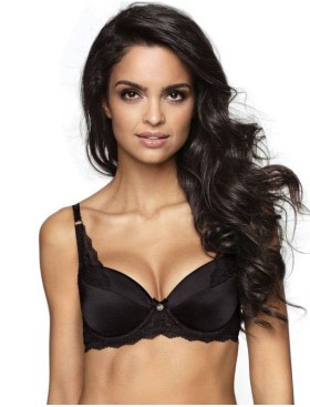 Бюстгальтер балконет пуш-ап MAT JUSTINA M-0172-11 черный, Цвет: черный, Размеры: 70C