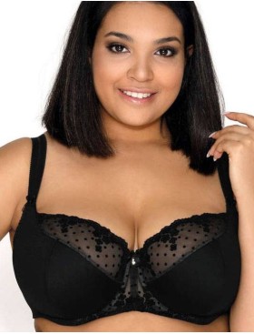 Бюстгальтер полумягкий MAT MELANIE M-3136-21, Цвет: черный, Размеры: 70E