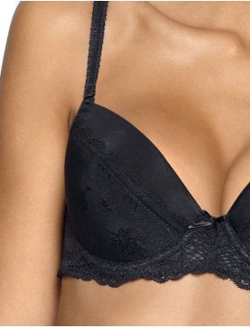 Бюстгальтер балконет пуш-ап MAT ILIANA M-0144-11 черный, Цвет: черный, Размеры: 70C, изображение 3