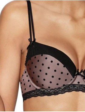 Бюстгальтер балконет пуш-ап MAT SILA M-2904-11, Цвет: моко, Размеры: 70D, изображение 2