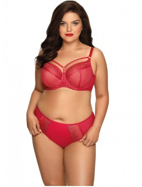 Бюстгальтер мягкий со стрэпами Novika MARGOT N03 M, Цвет: красный, Размеры: 65E, изображение 3