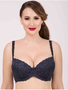 Бюстгальтер балконет пуш-ап Simona M 870 кварц, Цвет: кварц, Размеры: 90D, изображение 7