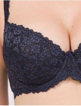 Бюстгальтер балконет пуш-ап Simona M 870 кварц, Цвет: кварц, Размеры: 90D, изображение 5