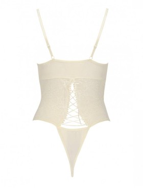 Сексуальное боди Avanua BIANCA BODY, Цвет: экрю, Размеры: S/M, изображение 4