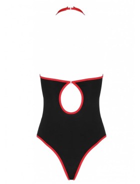 Сексуальное боди Avanua CYRA BODY, Цвет: черно-красный, Размеры: S/M, изображение 4