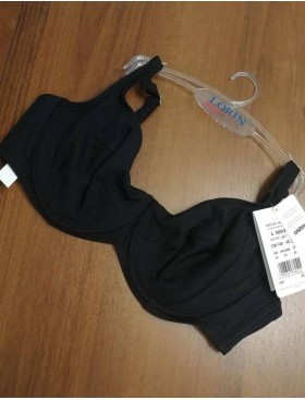 Раздельный купальник с мягкой чашкой Lorin L3093/1 черный, Цвет: черный, Размеры: 85C, изображение 6