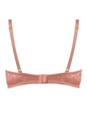 Бюстгальтер балконет супер пуш-ап Nipplex MARIETTA P-UP коралл, Цвет: коралл, Размеры: 80C, изображение 5