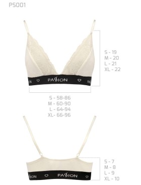 Хлопковый топ с кружевом Passion PS001 TOP ECRU, Цвет: экрю, Размеры: S, изображение 3