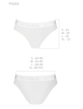 Хлопковые трусики с сеточкой Passion PS002 PANTIES WHITE, Цвет: белый, Размеры: S, изображение 3