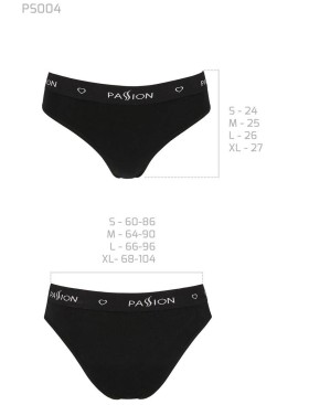 Хлопковые трусики-слипы Passion PS004 PANTIES BLACK, Цвет: черный, Размеры: S, изображение 3
