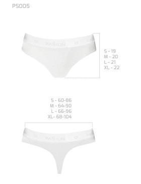 Хлопковые трусики-бразилиана Passion PS005 PANTIES WHITE, Цвет: белый, Размеры: S, изображение 4