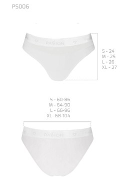 Хлопковые трусики-слипы Passion PS006 PANTIES WHITE, Цвет: белый, Размеры: S, изображение 3