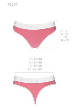 Хлопковые трусики-стринги Passion PS007 PANTIES PINK, Цвет: розовый, Размеры: S, изображение 3