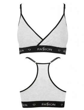 Топ на тонких бретелях Passion PS008 TOP GREY, Цвет: серый, Размеры: S, изображение 3