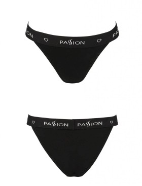 Хлопковые трусики-слипы Passion PS015 PANTIES BLACK, Цвет: черный, Размеры: S, изображение 3