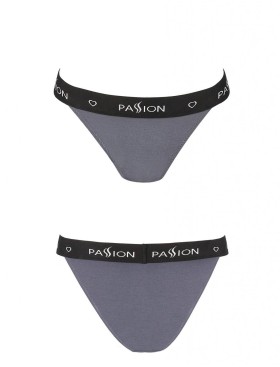 Хлопковые трусики-слипы Passion PS015 PANTIES DARK GREY, Цвет: темно-серый, Размеры: S, изображение 3