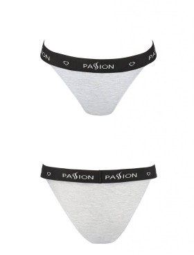 Хлопковые трусики-слипы Passion PS015 PANTIES GREY, Цвет: серый, Размеры: S, изображение 3