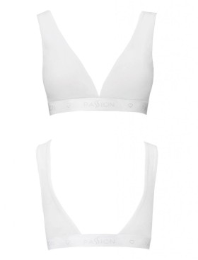 Хлопковый топ с открытой спиной Passion PS015 TOP WHITE, Цвет: белый, Размеры: S, изображение 3