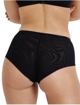 Трусики высокие Subtille VENETIA BLACK maxi, Цвет: черно-бежевый, Размеры: M, изображение 3