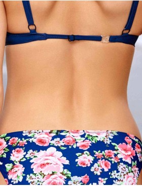 Бюстгальтер купальный с пуш-ап Esotiq POLINESIA 36849 темно-синий, Цвет: темно-синий, Размеры: M, изображение 3