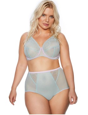 Высокие трусы слипы Kinga PASTELLOVE 831/5-P, Цвет: мята+лаванда, Размеры: S, изображение 5