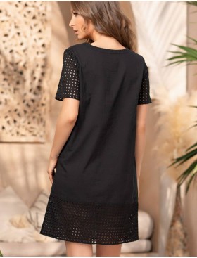 Туника хлопковая Mia-Amore ROCHELLE 1615 черный, Цвет: черный, Размеры: S/M, изображение 2