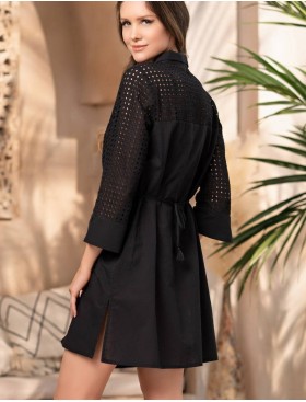 Рубашка хлопковая Mia-Amore ROCHELLE 1617 черный, Цвет: черный, Размеры: M, изображение 2