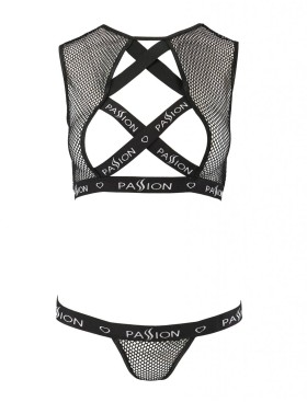 Соблазнительный комплект Passion DEBRA SET, Цвет: черный, Размеры: 2XL/3XL, изображение 3