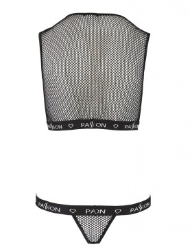 Соблазнительный комплект Passion DEBRA SET, Цвет: черный, Размеры: 2XL/3XL, изображение 4