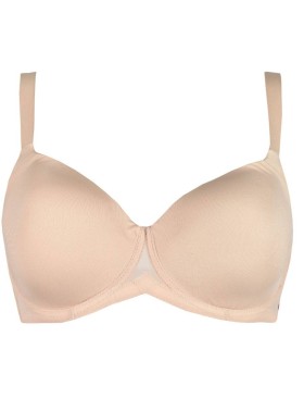 Бюстгальтер балконет формованный Sollievo S2 nudo, Цвет: nudo (телесный), Размеры: 85D, изображение 2