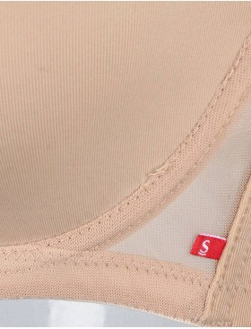 Бюстгальтер балконет формованный Sollievo S2 nudo, Цвет: nudo (телесный), Размеры: 85D, изображение 4