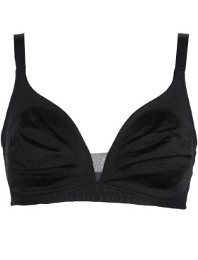 Бюстгальтер-триангул без косточек Sollievo S5 nero, Цвет: nero (черный), Размеры: 80C, изображение 3