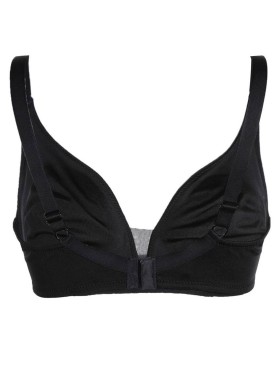 Бюстгальтер-триангул без косточек Sollievo S5 nero, Цвет: nero (черный), Размеры: 80C, изображение 4