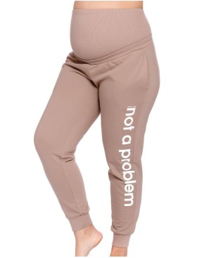 Спортивные брюки для беременных Doctor Nap SPO.4238 BEIGE, Цвет: бежевый, Размеры: S, изображение 2