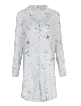 Ночная рубашка из вискозы Esotiq NATURE 37377, Цвет: светло-серый, Размеры: S, изображение 3