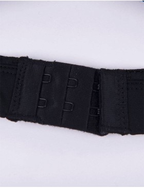 Треугольный бюстгальтер без косточек Infiore PIZZO 5010 luxury black, Цвет: luxury black (черный+беж), Размеры: 75B, изображение 6