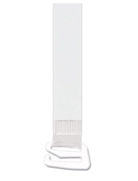 Бретель силиконовая Julimex RT-104 16 мм металлический крючок, Цвет: прозрачный, Размеры: UN