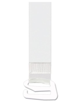 Бретель силиконовая Julimex RT-105 18 мм металлический крючок, Цвет: прозрачный, Размеры: UN